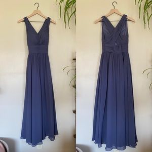 Azazie Glenna Bridesmaid Dress - Stormy